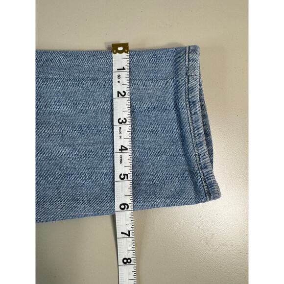 Frame Womens Size 31 L’Homme Skinny Jeans Blue Denim Medium Wash Made in USA - Picture 9 of 13